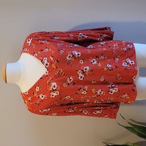St John's Bay Floral Blouse